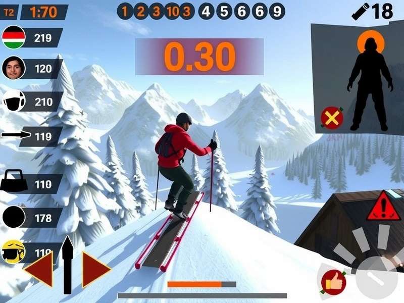 Summit Sprinter gameplay showing mountain racing